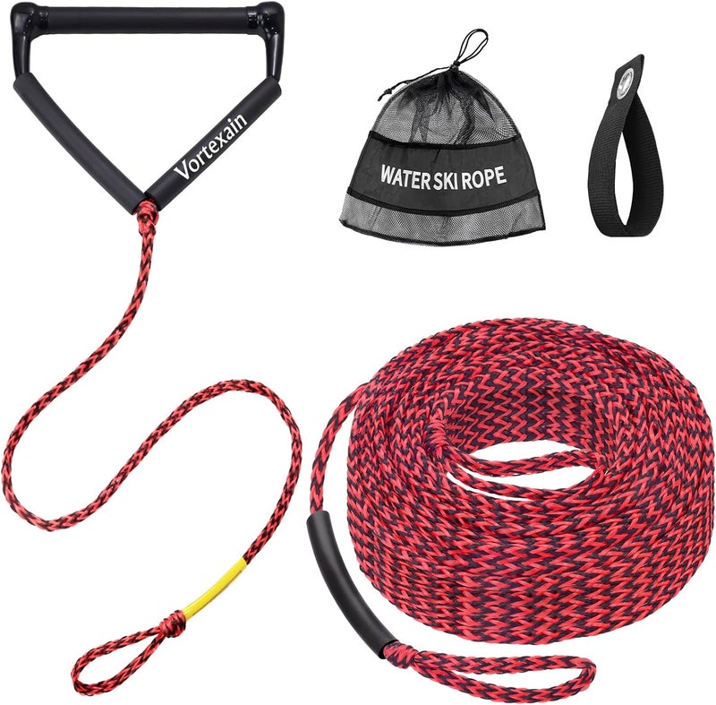 Vortexain 75ft Wakeboard Rope with Handle for Wakeboarding Waterskiing and Wakesurfing - Image 1